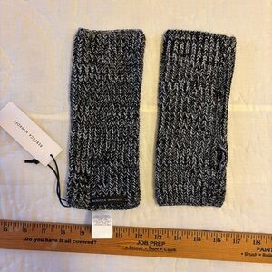 Rebecca Minkoff Monochrome Knit Beanie and  gloves set brand new with tags Winter Hat And Scarf Set | Rainbow Shops main image 2